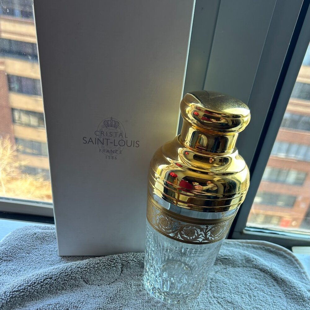 Saint-Louis Thistle Gold Cocktail Shaker